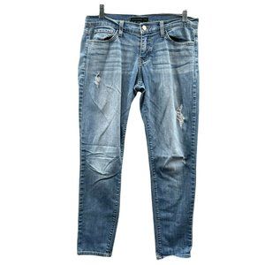 Flying Monkey Jeans Womens 26 Skinny Distressed Stretch Denim Blue Casual